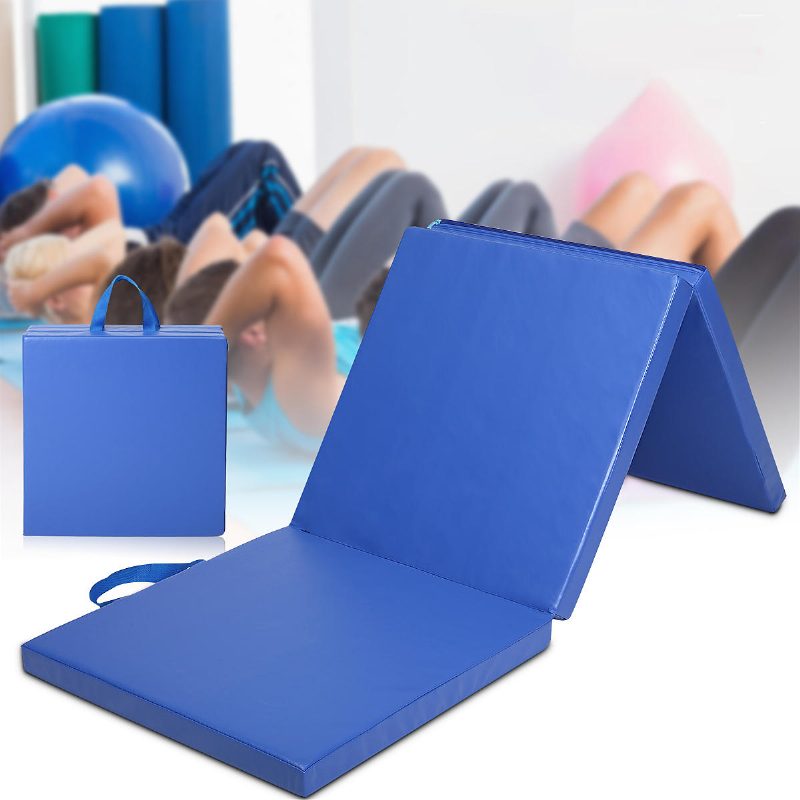 70 × 23 × 2 Palce 3 Záhyby Gymnastická Podložka Posilňovňa Na Cvičenie Jogy Prenosná Airtrack Panel Lezenie Pilates Pad Vankúš