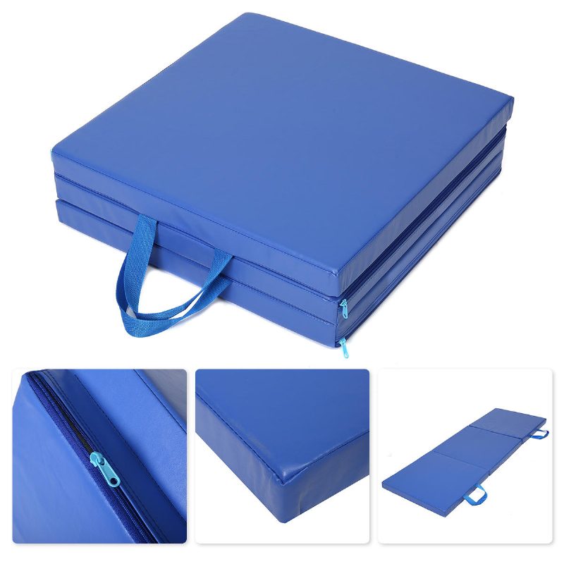 70 × 23 × 2 Palce 3 Záhyby Gymnastická Podložka Posilňovňa Na Cvičenie Jogy Prenosná Airtrack Panel Lezenie Pilates Pad Vankúš