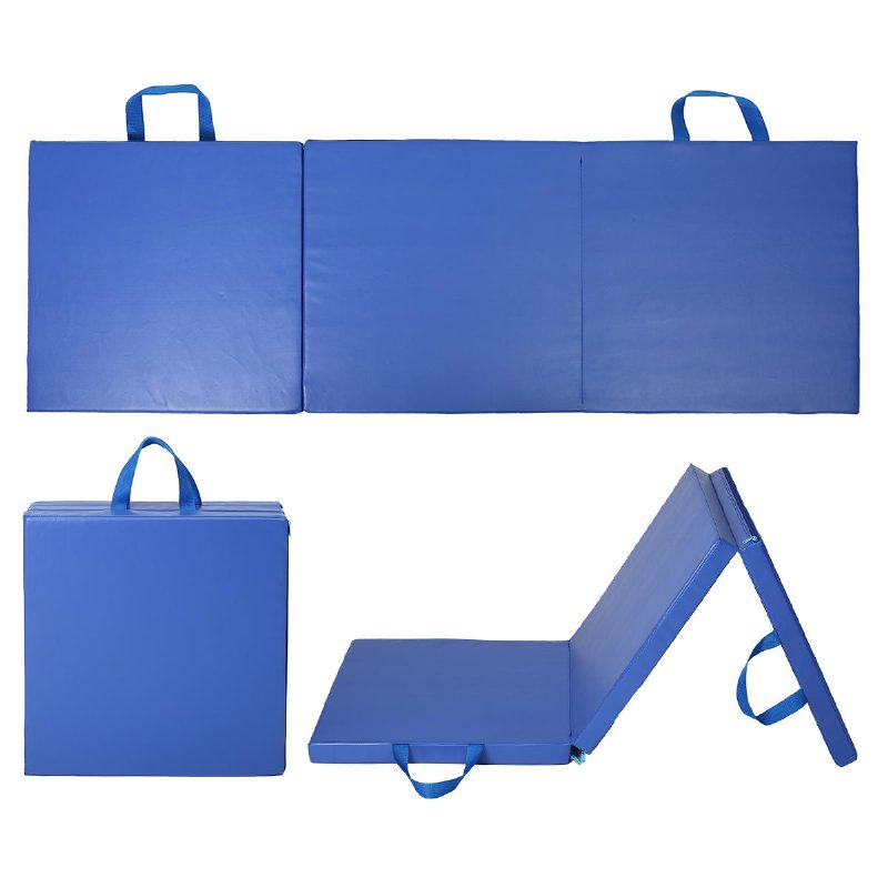 70 × 23 × 2 Palce 3 Záhyby Gymnastická Podložka Posilňovňa Na Cvičenie Jogy Prenosná Airtrack Panel Lezenie Pilates Pad Vankúš