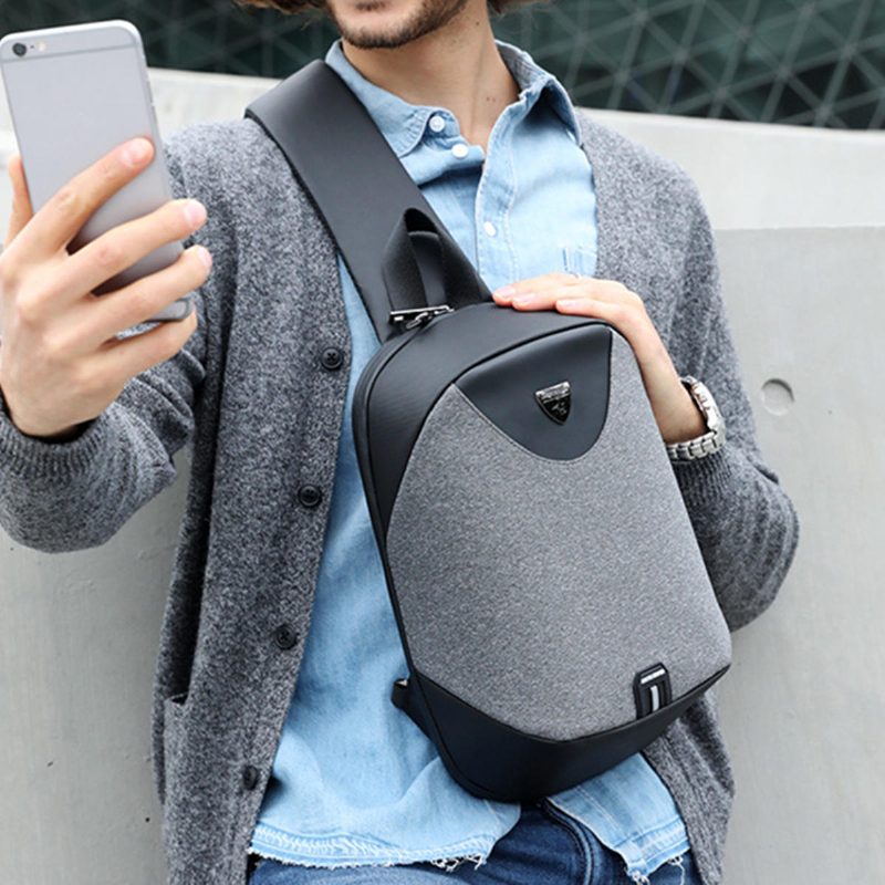 8l Men Women Anti Theft Sling Chest Bag Pack Outdoorová Športová Cestovná Tabletová Kabelka Cez Rameno
