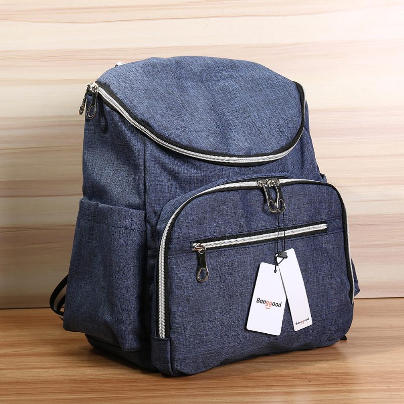 Bang Good 20l Outdoor Travel Usb Mummy Backpack Vodotesná Multifunkčná Taška Na Detské Plienky