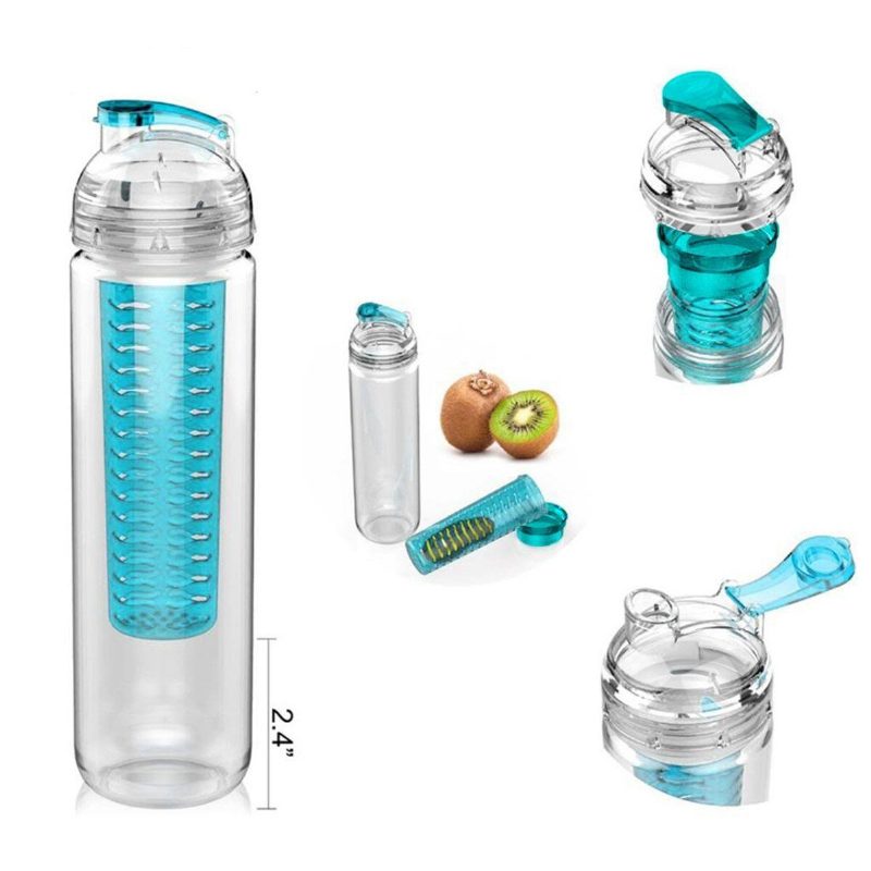 Camtoa 800ml Plastové Poháre Na Vodu Veľkokapacitné Na Ovocný Džús Vonkajší Prenosný Športový Pohár