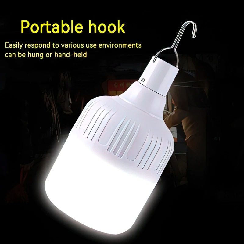 Dobíjacia Lampa S Led Háčikom Na Stanovú Žiarovku