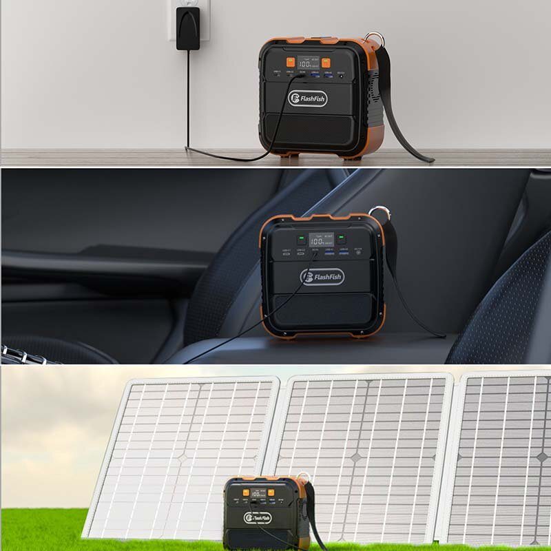 Eu/us Direct Flashfish A101 120w 96wh 26400mah Prenosná Elektráreň Napájanie Generátora Záložná Batéria Napájacia Banka Lítiová Na Kempingové Výlety