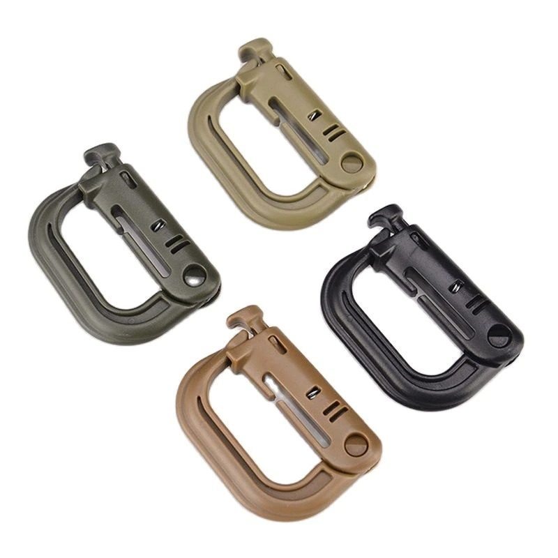 Grimlock Carabiners Taktický D-krúžok Pre Molle Gear Silný A Ľahký