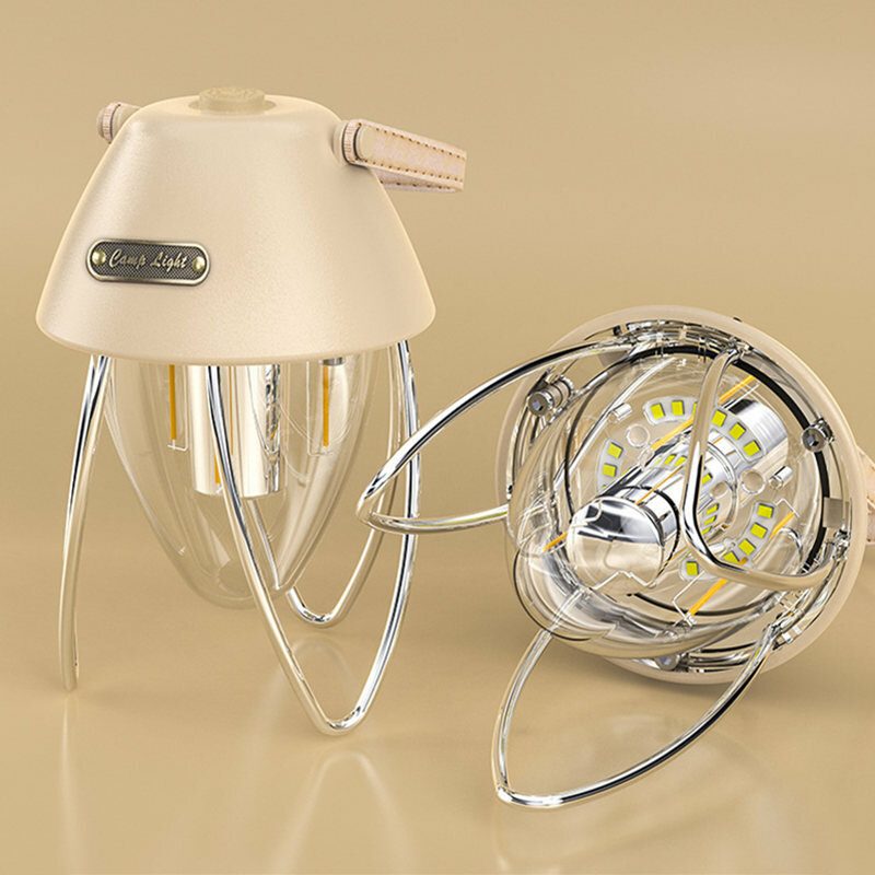 Led Camping Light 380lm Prenosná Stanová Lampa Typu C Dobíjacia Vonkajšia Núdzová Vonkajšie Osvetlenie