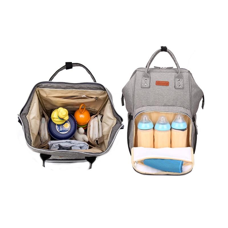 Multifunkčný Múmiový Batoh Vodotesný Usb Nabíjací Port Baby Diape Mom Bag