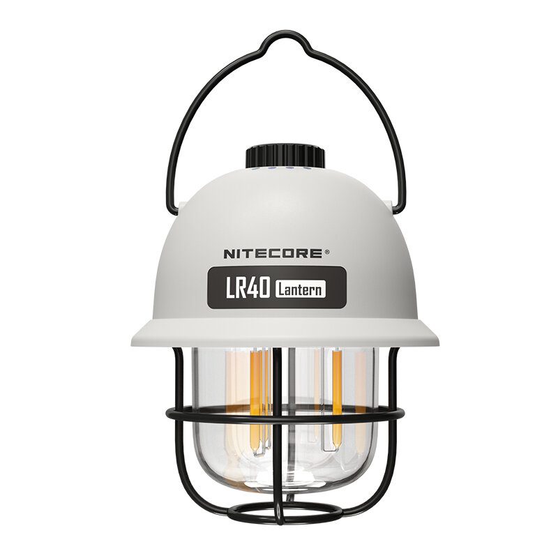 Nitecore Lr40 Kempingové Svetlo Usb-c Nabíjateľná Stanová Lampa 100 Lm Doba Prevádzky 65 Hodín 3 Svetelné Zdroje