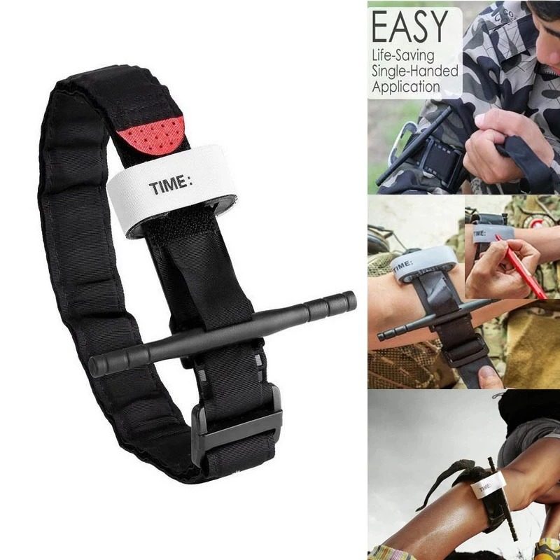 Núdzová Pásová Pomoc Turniket Survival Taktická Bojová Aplikácia
