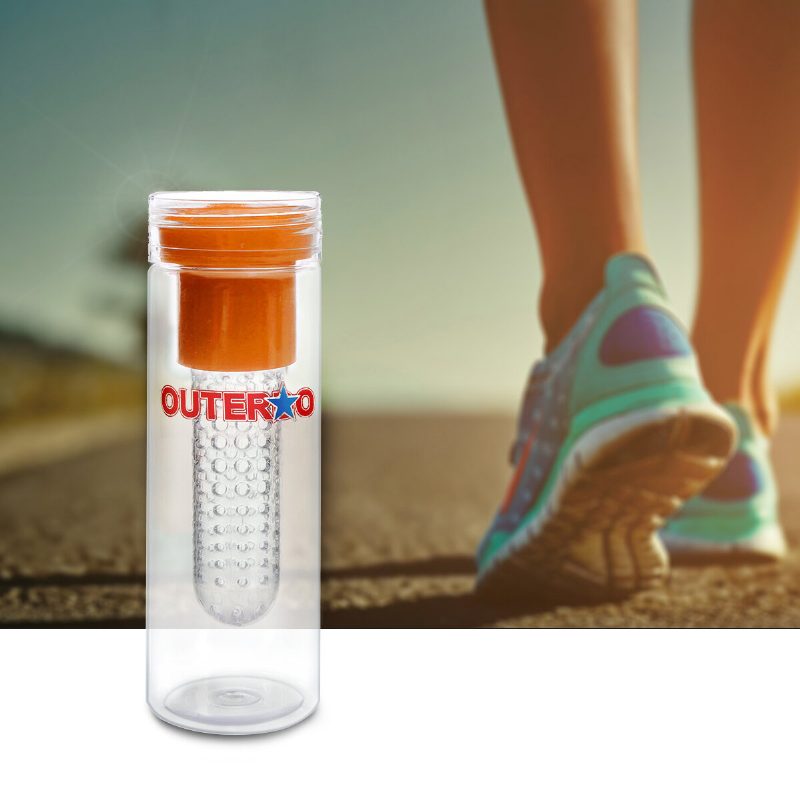 Outerdo 780 Ml Plastové Fľaše Na Vodu Filtračné Poháre Na Veľkokapacitné Na Ovocie Športové V Prírode Pre Dospelé Deti