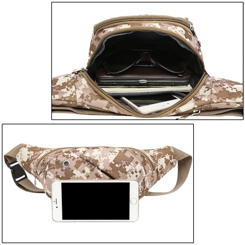 Pánska Taktická Taška Do Pása Vojenská Plátená Do Cestovná Na Turistiku S Úložným Priestorom Camping Belt Bag