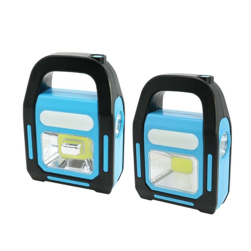 Prenosná Solárna Lampa Cob Led Pracovná Núdzová Bodová Usb Nabíjateľná Ručná Vyhľadávacia Pre Vonkajšiu Turistiku Camping