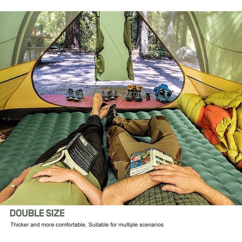 Spacia Karimatka Camping Nafukovací Matrac Pre 2 Osoby