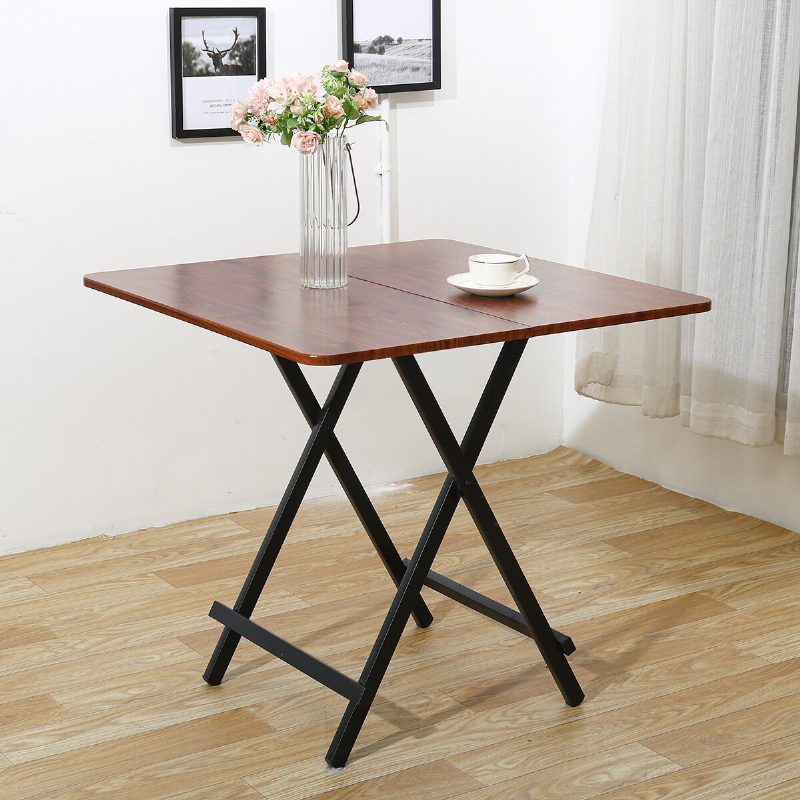 Štvorcový Prenosný Skladací Stôl 60/70/80 cm Vonkajší Kempingový Piknikový Kuchynský Nábytok Jedálenský