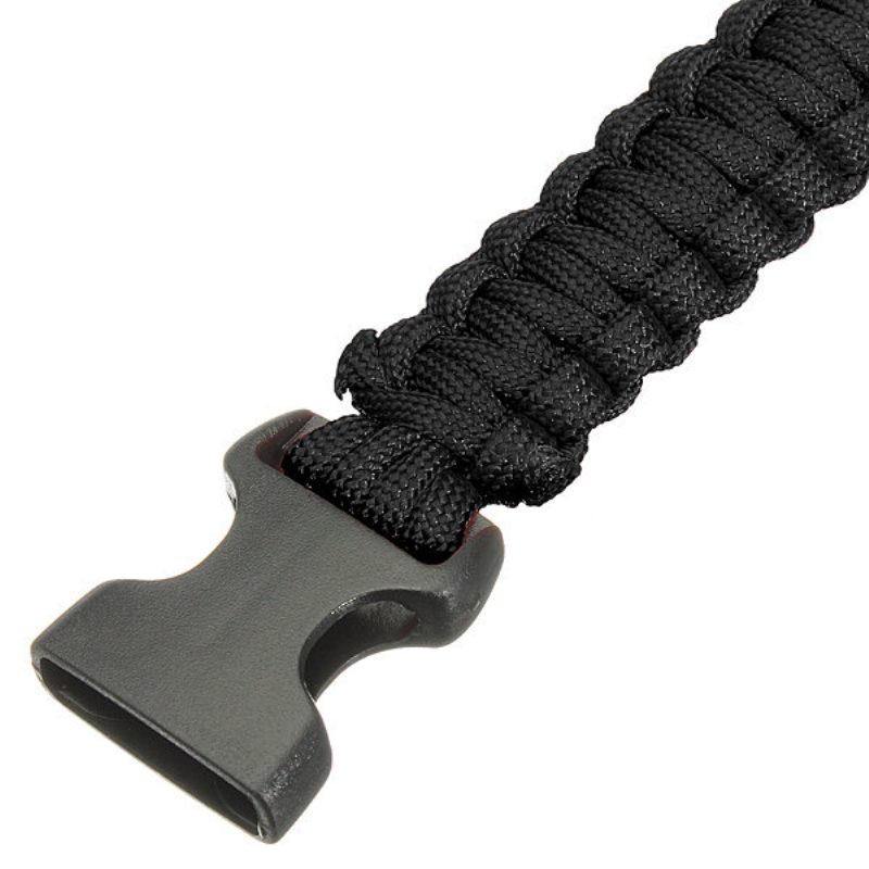 Survival Paracord Náramok Whistle Svetelné Vojenské Hodinky Na Zápästí