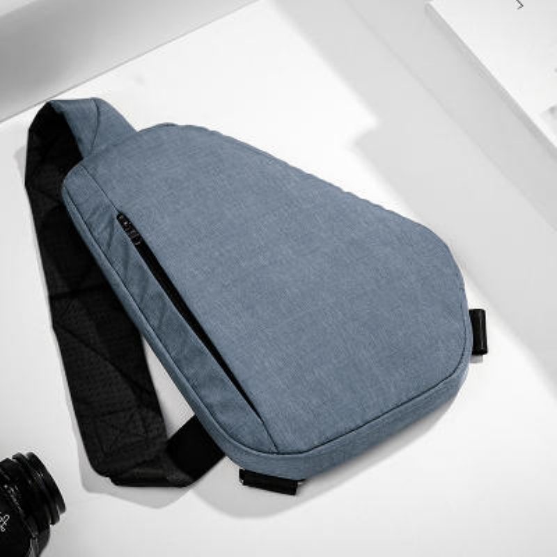 Uniex Men Hidden Crossbody Ramen Geometry Bag Anti Theft Sport Hrudník Multifunkčný Batoh