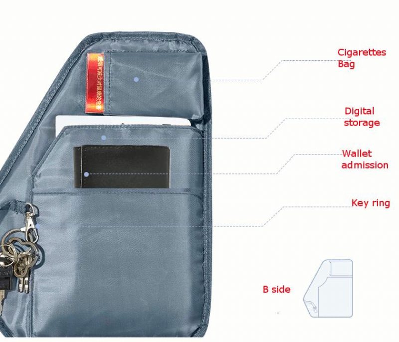 Uniex Men Hidden Crossbody Ramen Geometry Bag Anti Theft Sport Hrudník Multifunkčný Batoh