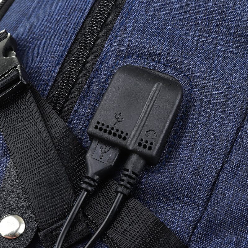 Unisex Batoh Na Notebook Proti Krádeži Cestovná Školská Taška Do Školy Ruksak S Bezpečným Zámkom + Usb Port