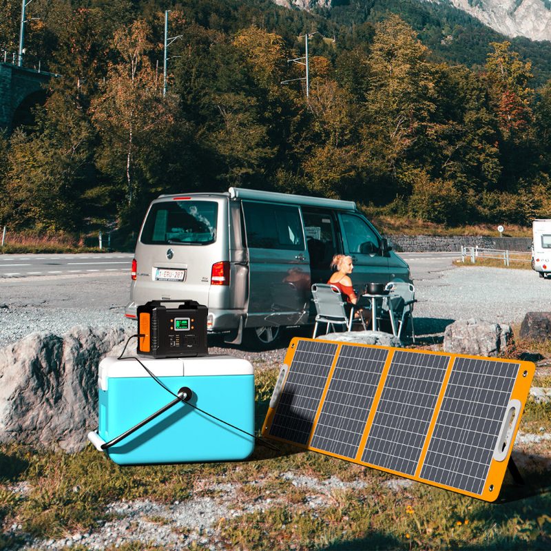 Us Direct 18v 100w Skladací Solárny Panel Núdzová Solárna Nabíjačka S Pd Type-c Qc3.0 Pre Telefóny Tablety Camping Van Rv Trip Výpadok Napájania