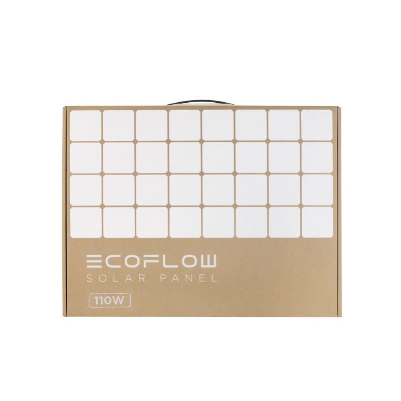 Us Direct Ecoflow 110w 21.6v Solárny Panel Prenosný Napájací Systém Nabíjanie Batérie Generovanie Solárnej Energie Pre Domáce Kempingové Mobilné Použitie