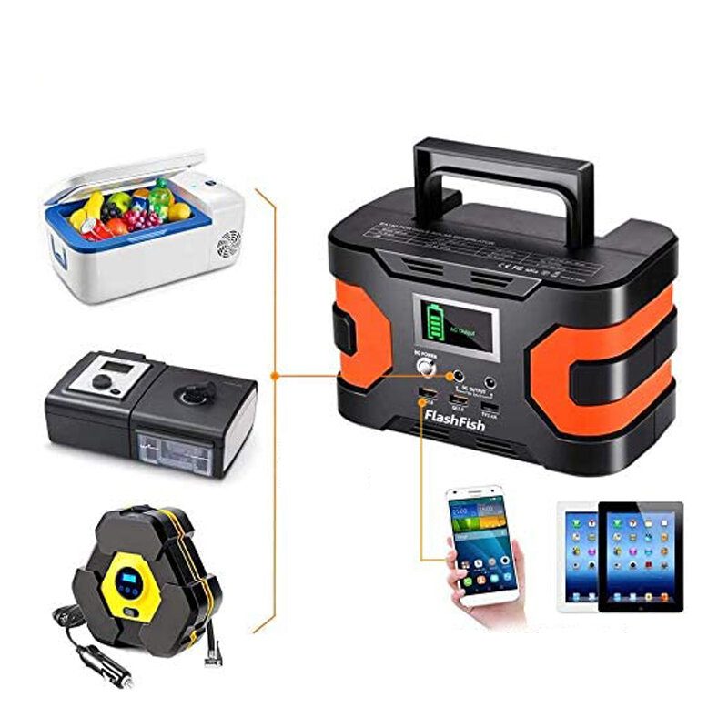 Us Direct Flashfish Ea150 200 W Špičkový Výkon 166 Wh 45 000 Mah Prenosná Elektráreň + Tsp 18 V 60 W Skladacia Súprava Núdzovej Energie Na Zálohovanie Solárneho Panela