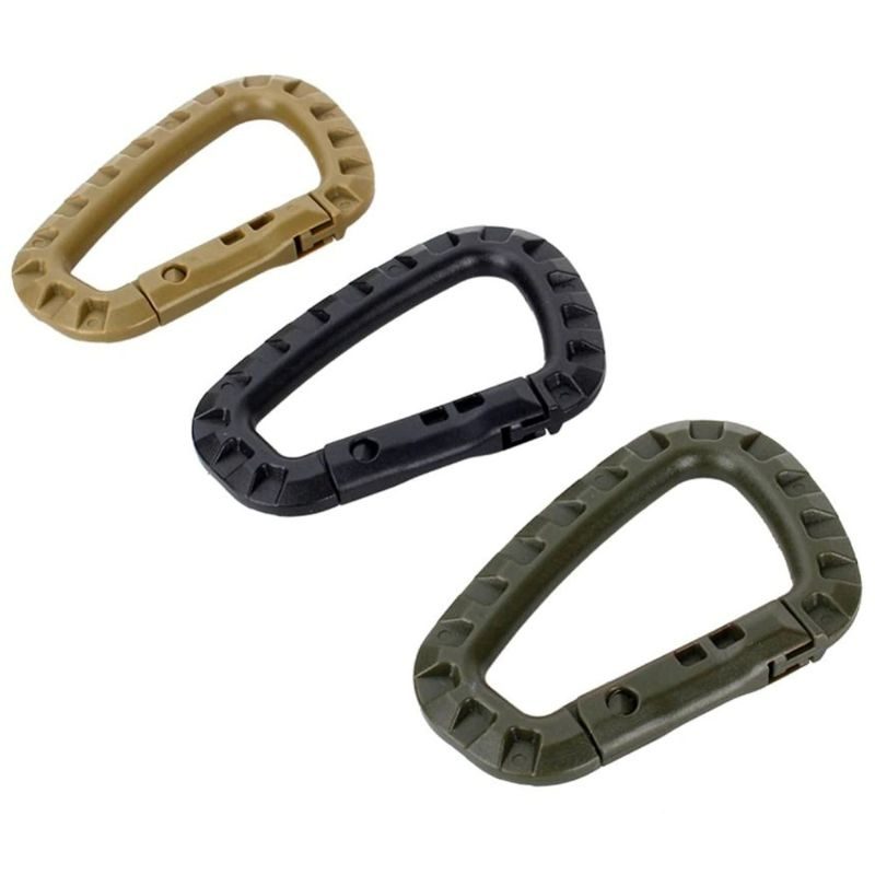 Vonkajší Edc Gear Muti Tool Tac Link Kľúčenka S Patentným Hákom D-krúžok