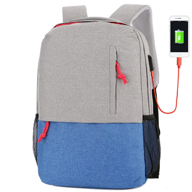 Vonkajší Kempingový Nylonový 25 L Usb Nabíjací Batoh Vodotesný Veľkokapacitný Vak Na Notebook