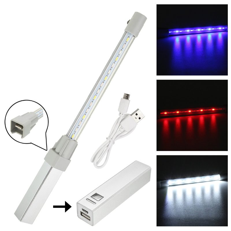 Vonkajší Kempingový Stan 5v/1a Led Svetelný Bar Núdzovej Výstražnej Lampy Zmena Farby