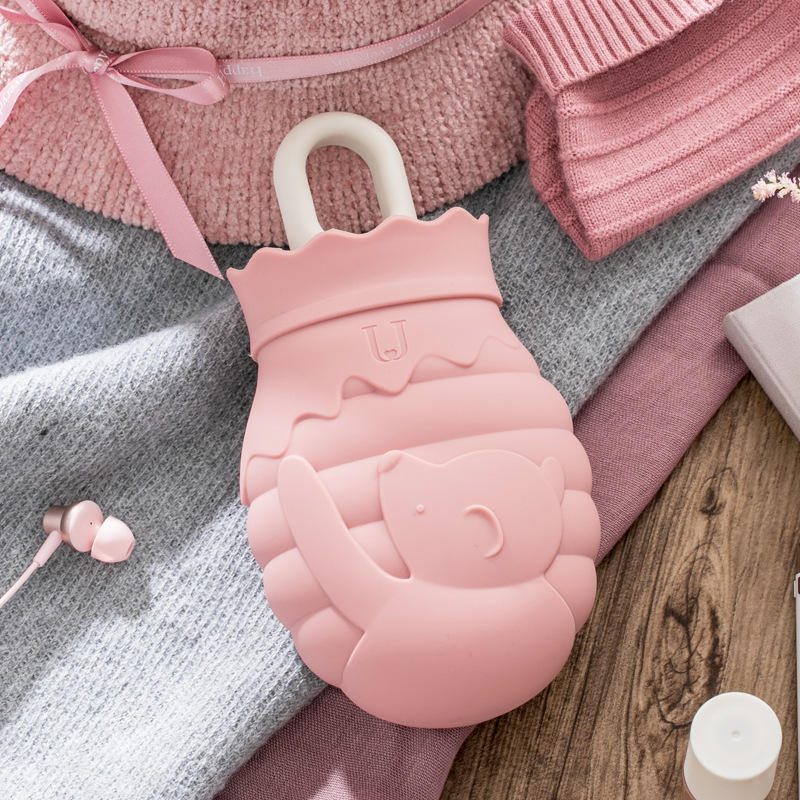 Vrecko Na Teplú Vodu Honeypot Bear Silikónový Prenosný Ohrievač Rúk Na Fľaše S Horúcou Vodou