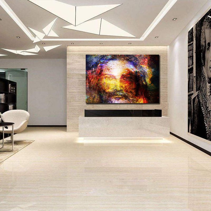 Miico Ručne Maľované Olejomaľby Jesus Portrait Wall Art Pre Domácu Dekoráciu