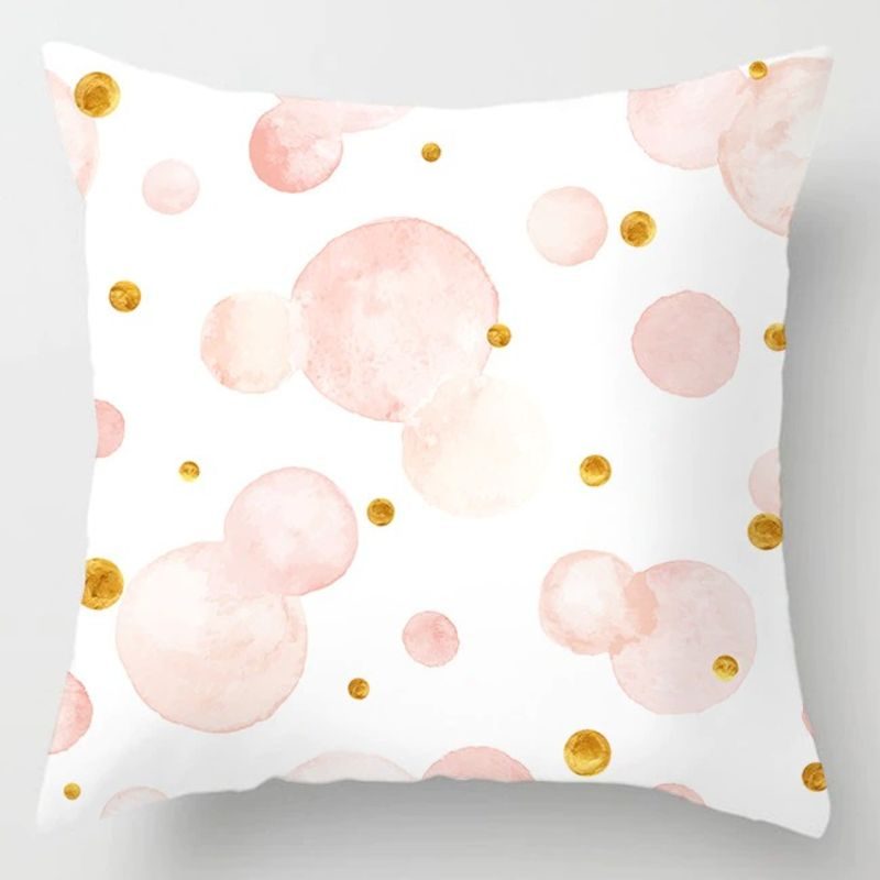 Obliečka Na Vankúš Na Dekoratívne Ružové Pierko Na Rozkladaciu Pohovku Home Decor