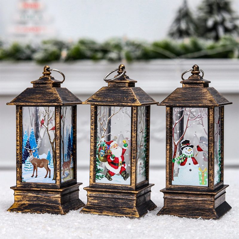 Vianočná Lampa Svetlo Veselé Vianočné Ozdoby Pre Domácnosť