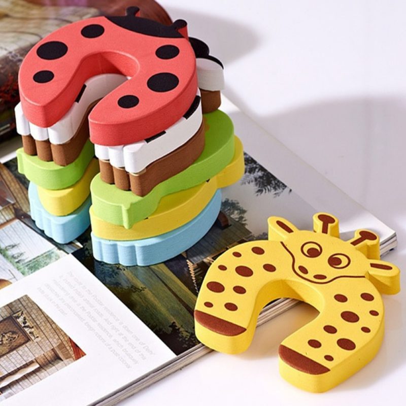 Animal Baby 5ks Safety Care Protection Silikónové Dvierka Gates