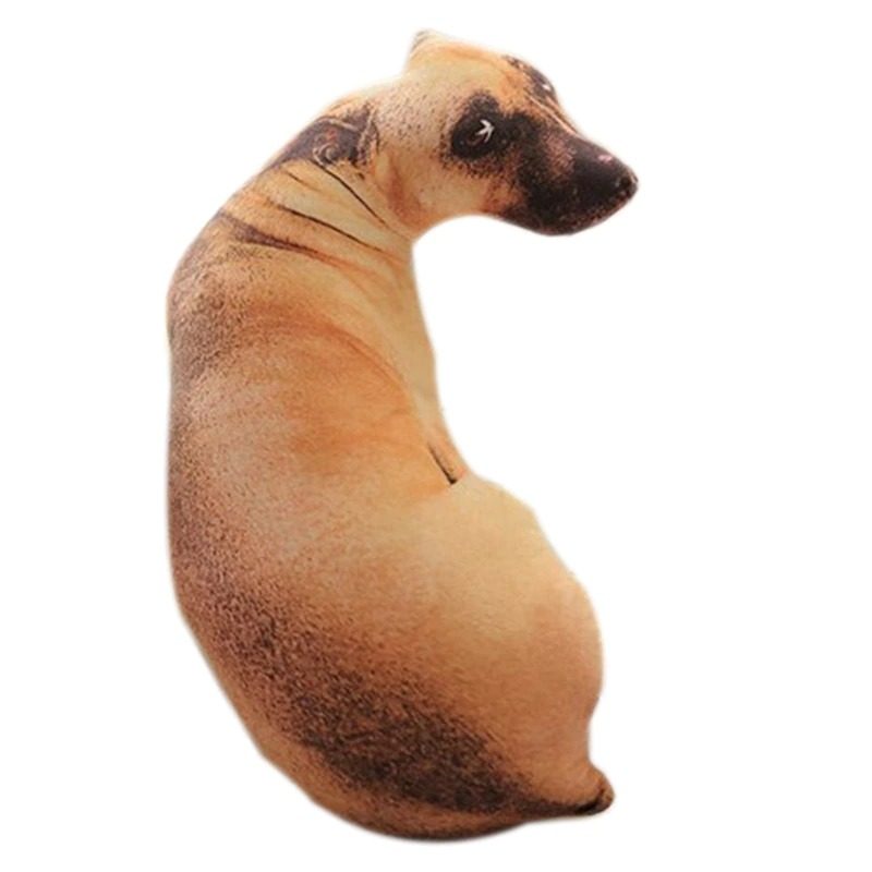 Roztomilý 3d Plyšový Vankúš Pre Psíka