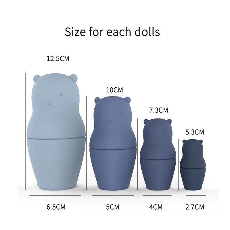 Silikónová Matrioška Toy Baby