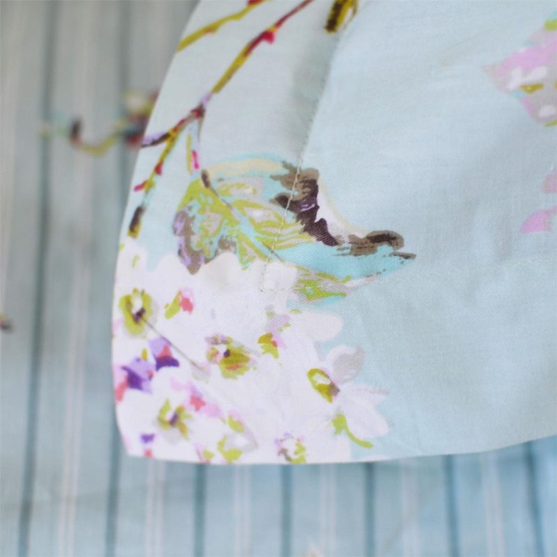 2ks Farmhouse Shabby Hydrangea And Rose Floral Printed Vankúš Shams Obliečky Na Vankúše