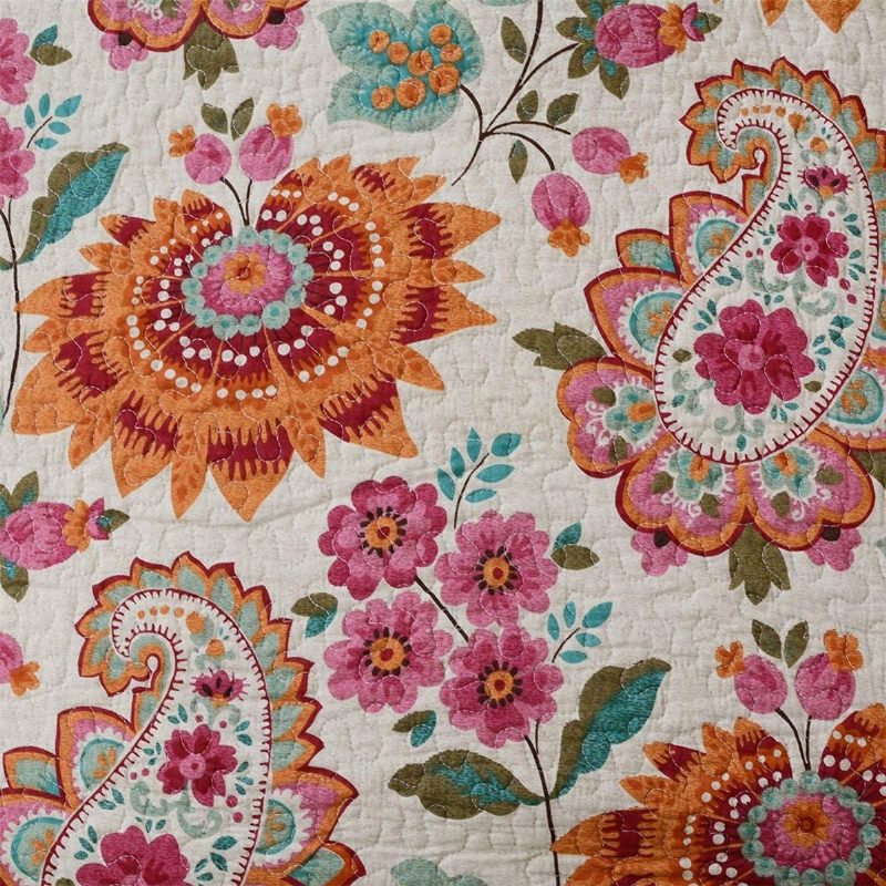 Bohémska Posteľná Bielizeň Súprava Prikrývok Vintage Paisley Pattern Obojstranných Ľahkých Posteľných Veľkosti Queen Zo 100 % Bavlny