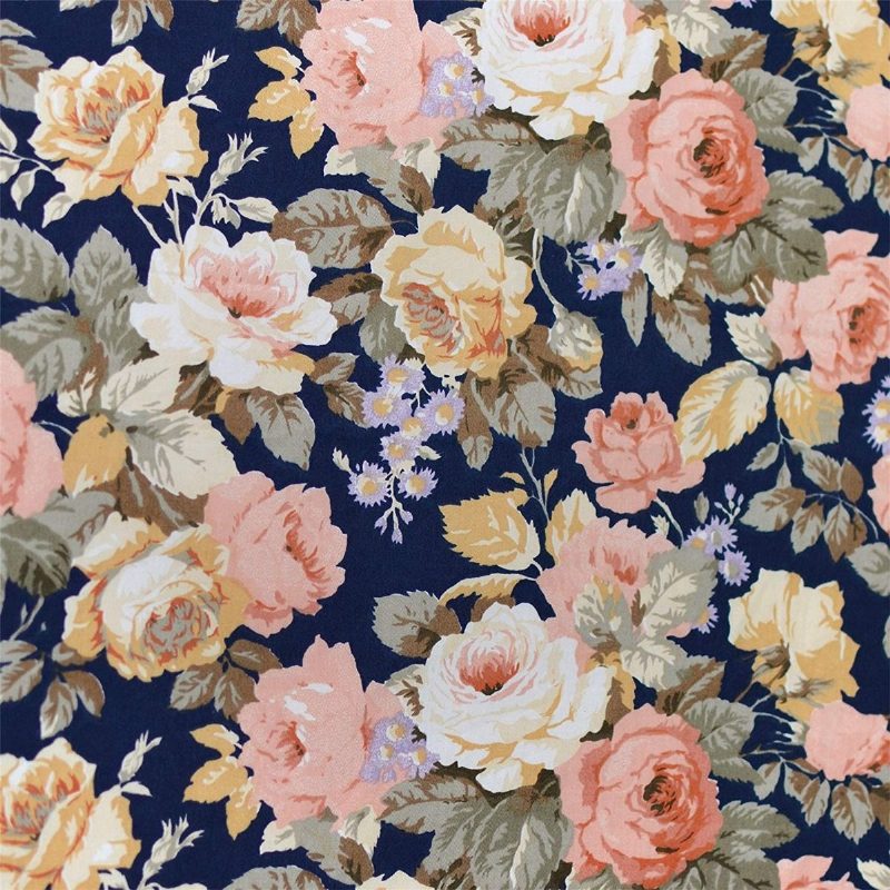 Kvetinová Obliečka Do Postieľky Blush Ružová Vypasovaná Do Elegantná Ruža Detská Posteľná Bielizeň Vintage Sada Obliečok Do Detskej Izby Pre Dievča Námorníctvo 2 Balenie
