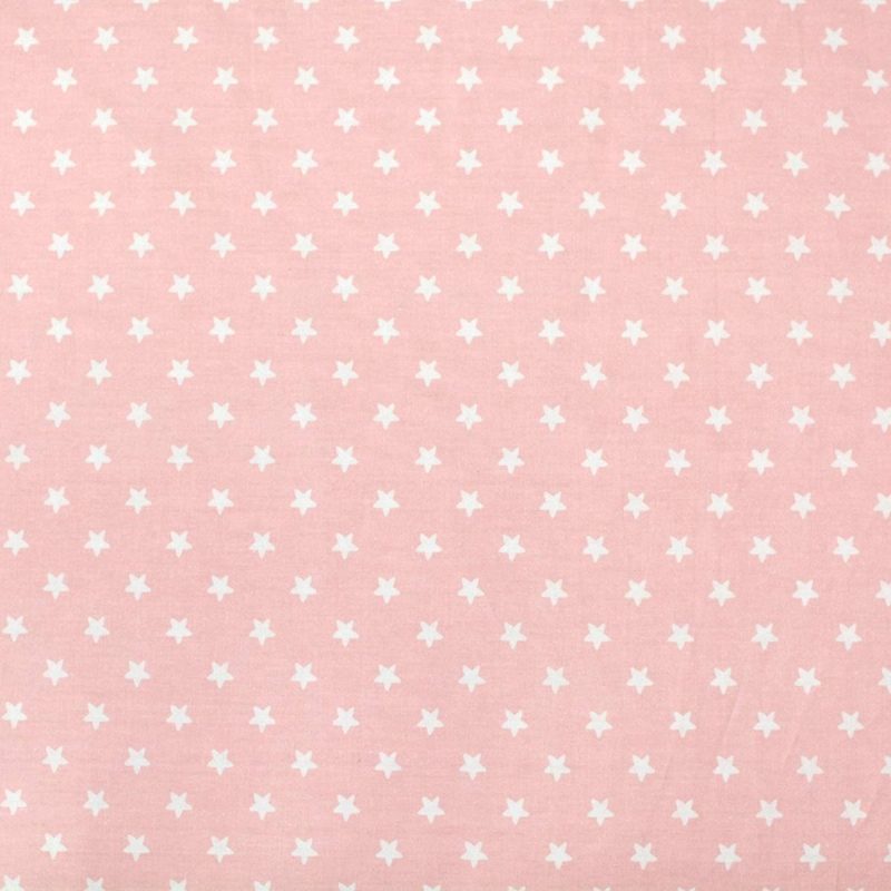 Prestieradlo Do Detskej Postieľky Pre Dievčatá Vintage Vybavené Do Chic Blush Ružové Do 100% Bavlna Mäkké Pre Bábätká Sweet Star Printed