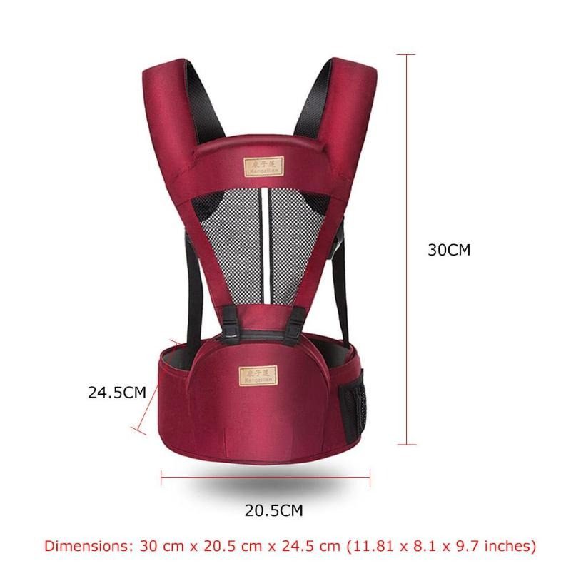 Ergonomická Priedušná Zavinovačka Na Bedrové Sedenie 4v1
