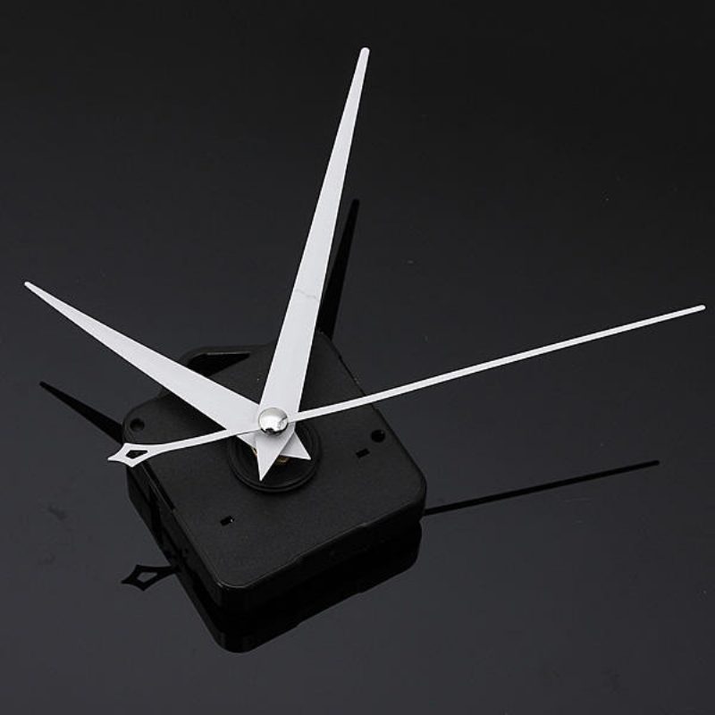 Urob Si Sám Biely Trojuholník Ručičky Quartz Black Mechanizmus Strojčeka Nástenných Hodín