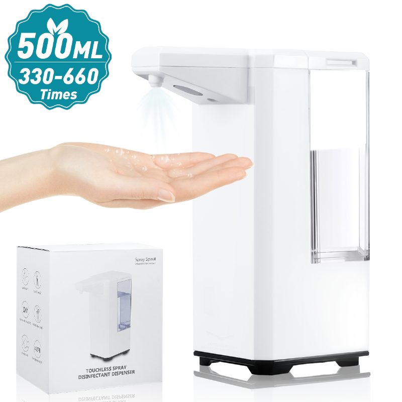 Joyxeon 500 Ml Automatický Dávkovač Na Dezinfekciu Rúk S Indukčným Alkoholovým Sprejom Humanizovaný Dizajn Ipx4 Vodotesný Bezdotykový Mydla