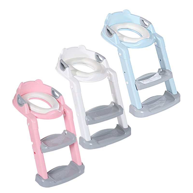 Pvc Soft Advances Stepwise Detský Záchodový Rebrík Skladacie Detské Wc