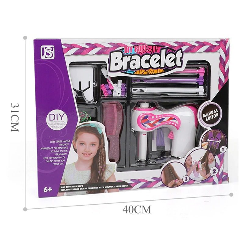 Vlasový Vrkoč Automatic Girls Hair Weave Twist Knitting Roll