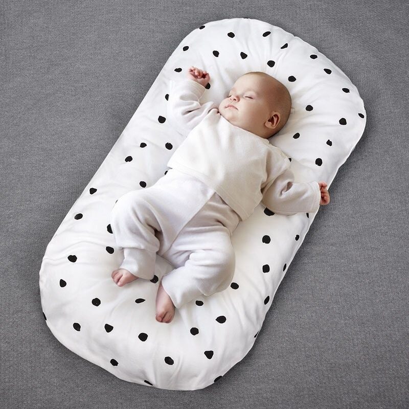 Baby Nest Lehátko Prenosná Ergonomická Detská Postieľka