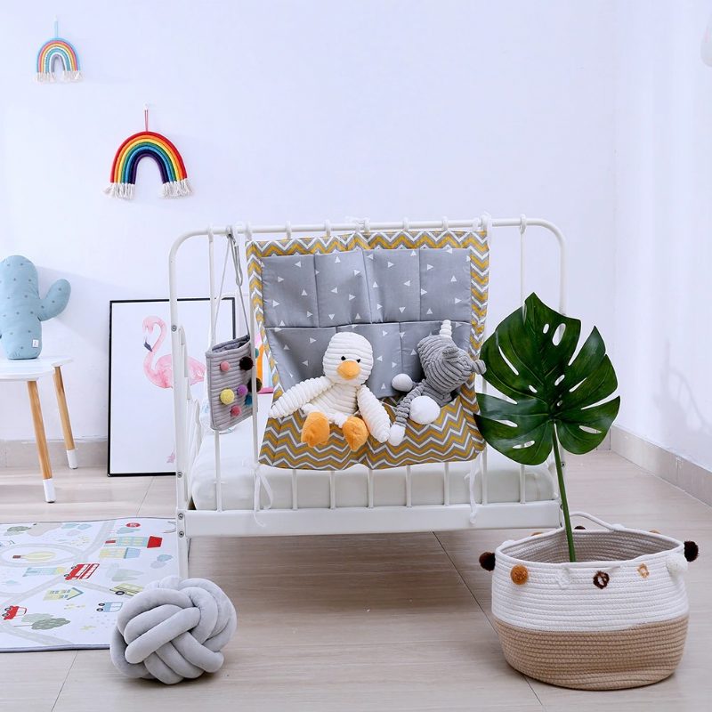 Detská Postieľka Závesný Úložný Organizér Toy Bag
