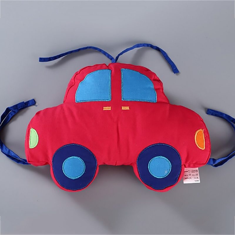 Ochrana Pred Nárazníkom Detskej Postieľky Mäkké Kreslené Auto Pre Dojčatá 6 Ks