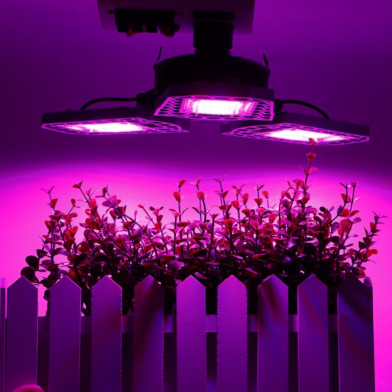 216/297 Led Svetlo Na Pestovanie Skladacie Červené A Modré Pre Doplnkové Do Škôlky E27 Vodotesné Na Rast Rastlín