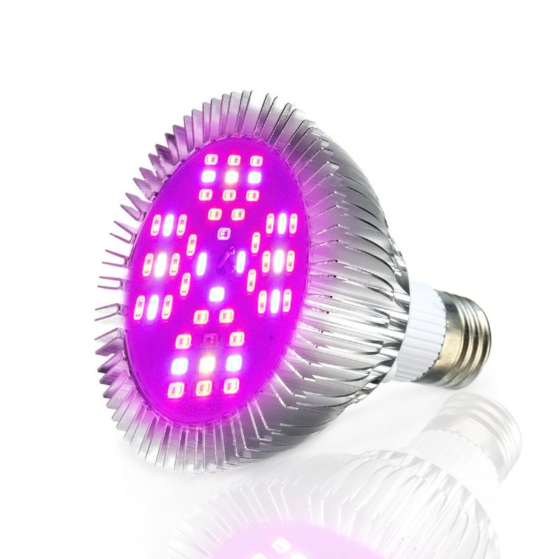 2ks E27-5730 1000 Lúmenov 15w Led Rastúca Lampa S Plným Spektrom 48ks Led Korálky Pre Rastliny