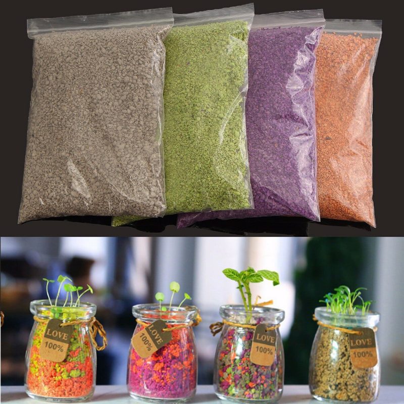 500 Ml Rastlinné Kvety Mikrokrajina Živina Pôda Farebný Črepníkový Papier Zeminy Záhradné Dekorácie